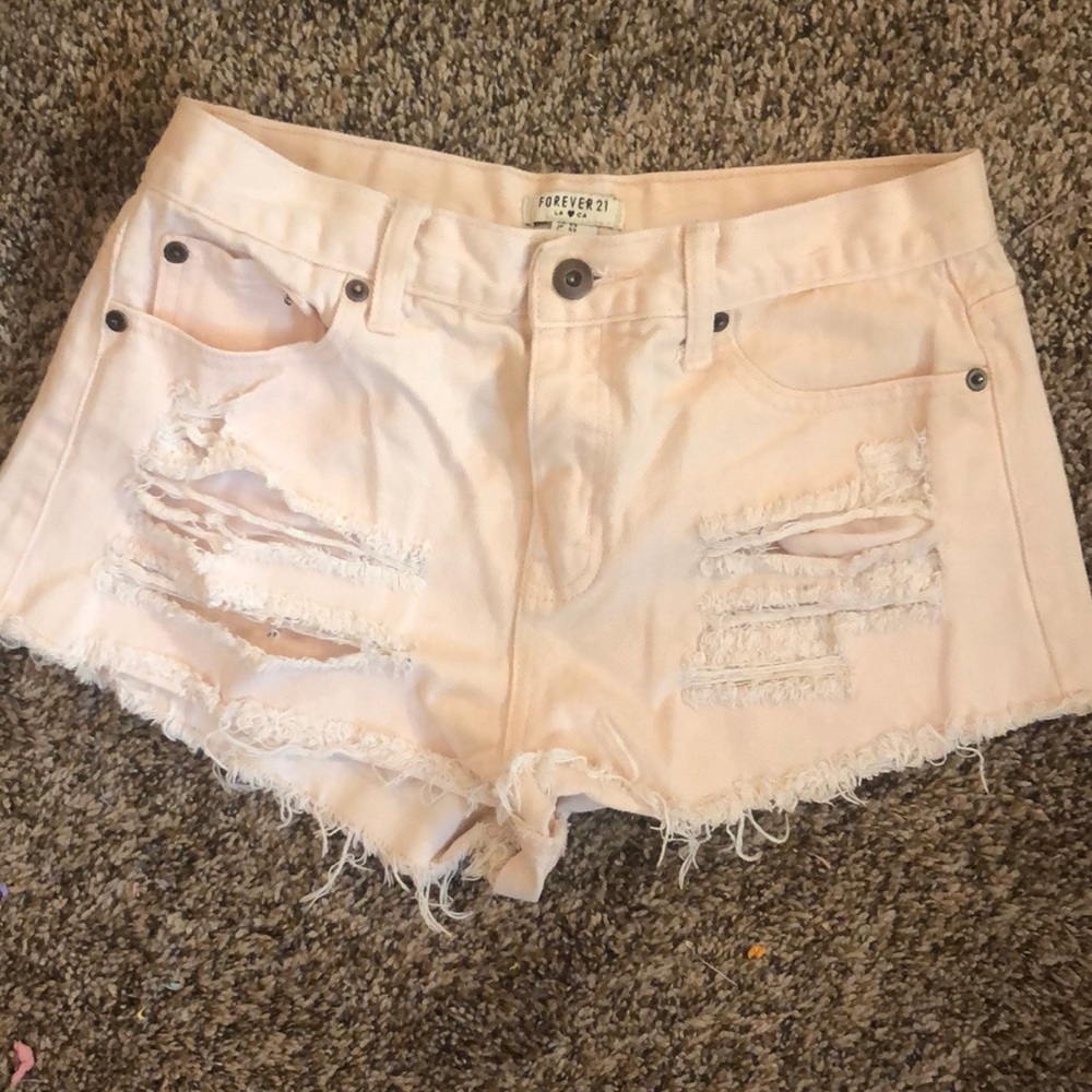 Forever 21 light pink shorts